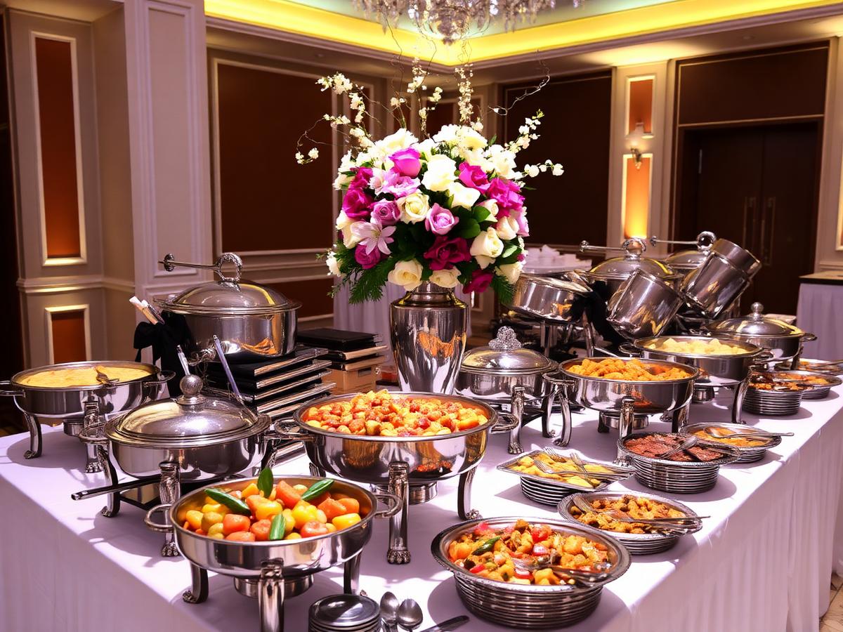 Premium wedding buffet catering